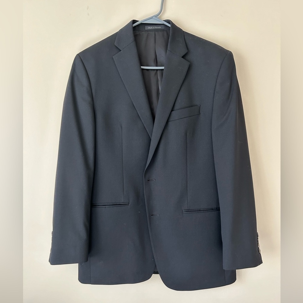 Chaps Men’s Black Wool Blend Blazer size 40R